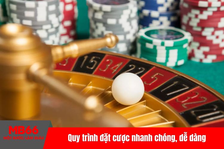 Quy trình đặt cược nhanh chóng, dễ dàng